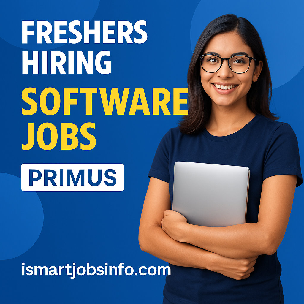 Primus hiring BCA BSc MCA BE BTech freshers for software development roles